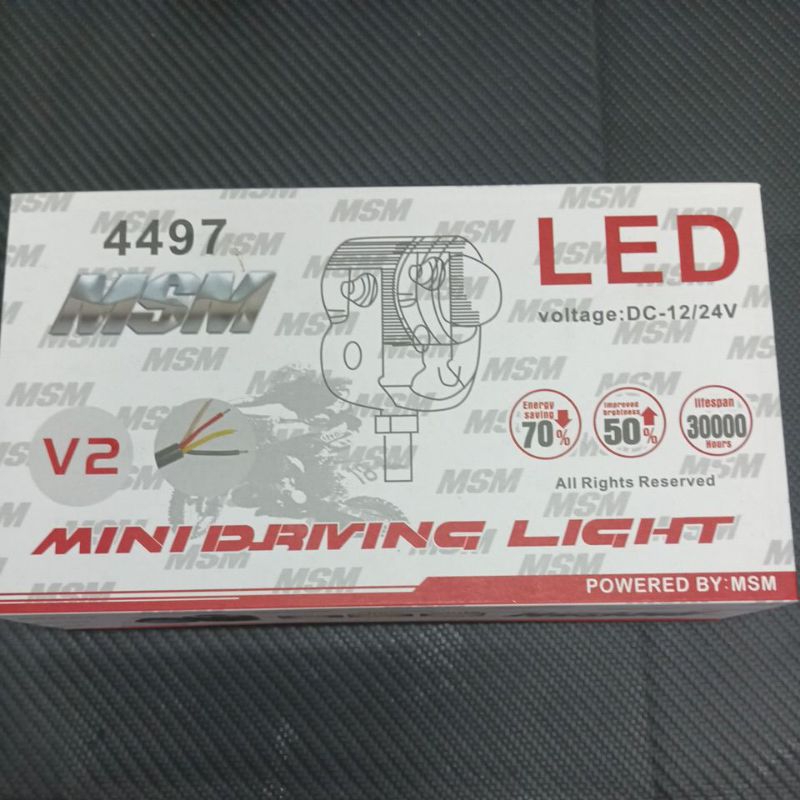 Mini Driving Light High And low Led Lights | Shopee Philippines