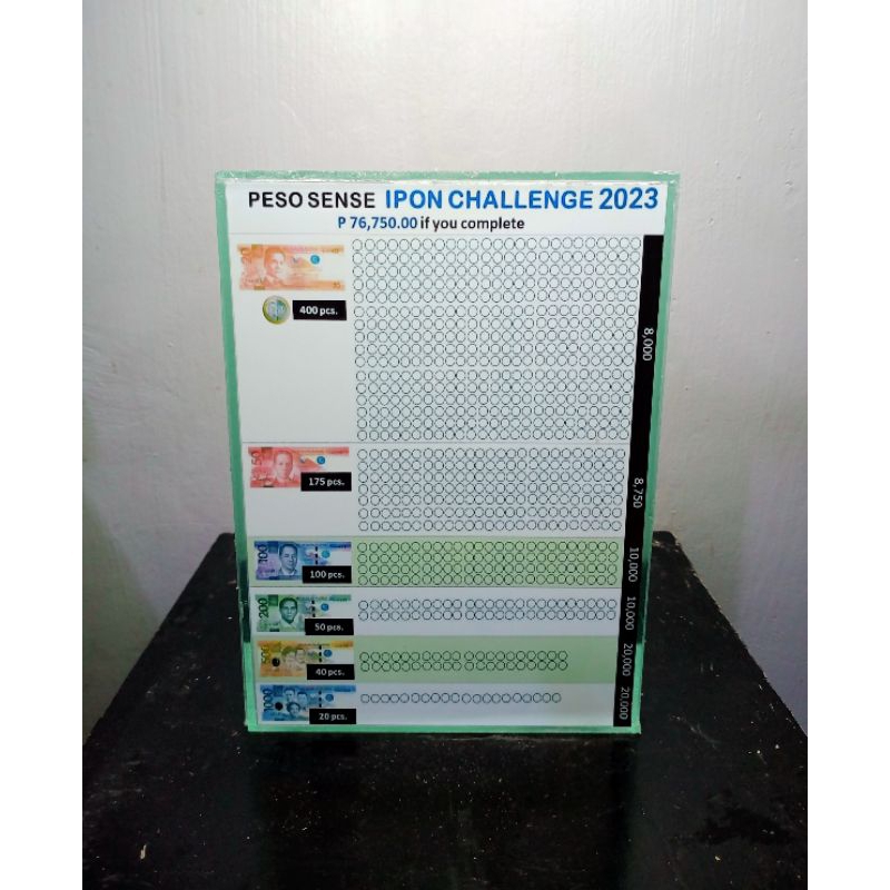 GLASS ALKANSYA with 2024 IPON CHALLENGE CHART Shopee Philippines
