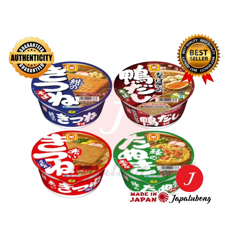 Maruchan Soba Udon Tanuki Tensoba Tempura Akai Kitsune Cup Ramen ...