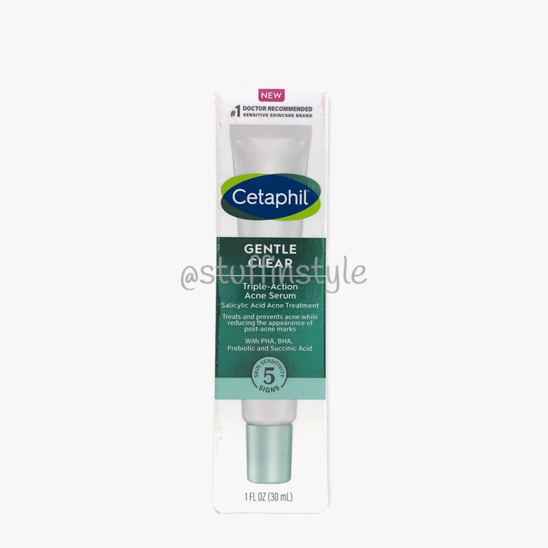 Cetaphil Gentle Clear Triple Action Acne Serum 30ml | Shopee Philippines