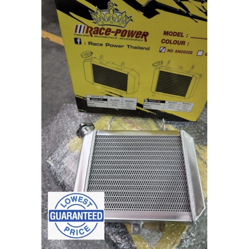 race power big radiator for raider 150 fi 2 row | Shopee Philippines