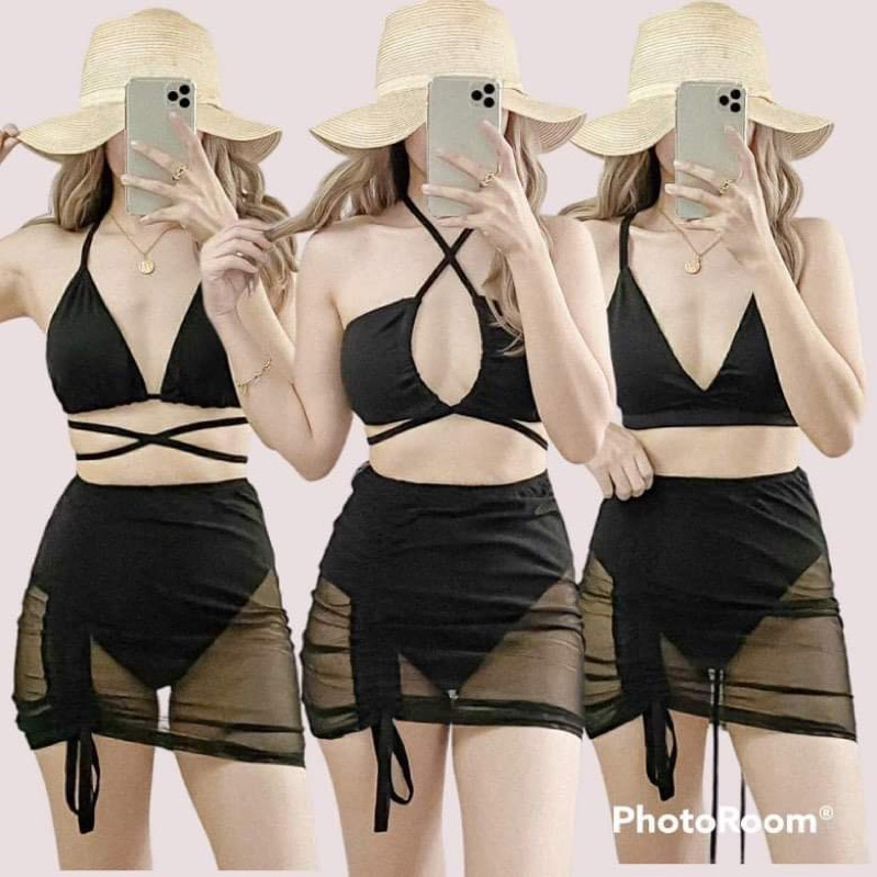 Korean Summer Swimsuit with foam (3in1/2in1 swim suit/mesh only