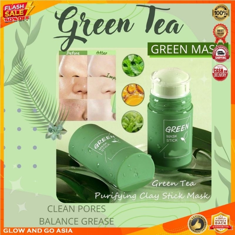Clearance Sale/ Green Tea Mask Stick Remove Blackheads Delicate Pore