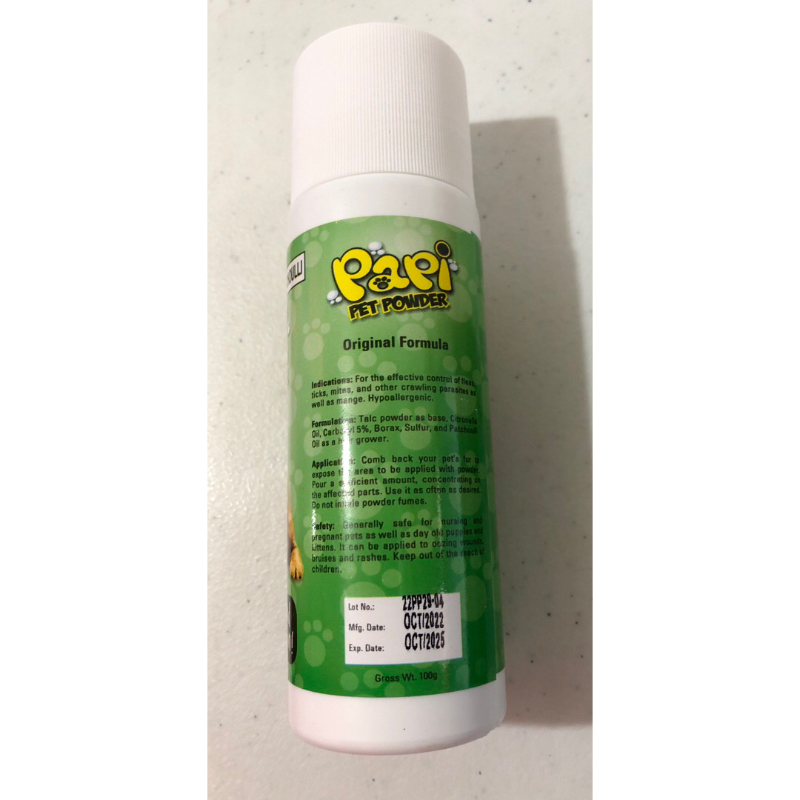 PAPI Pet Powder 100g | Shopee Philippines