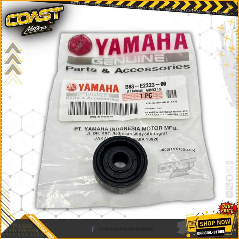 Yamaha Genuine Water Pump Seal Nmax Aerox Sniper 135/150 MX King MT15