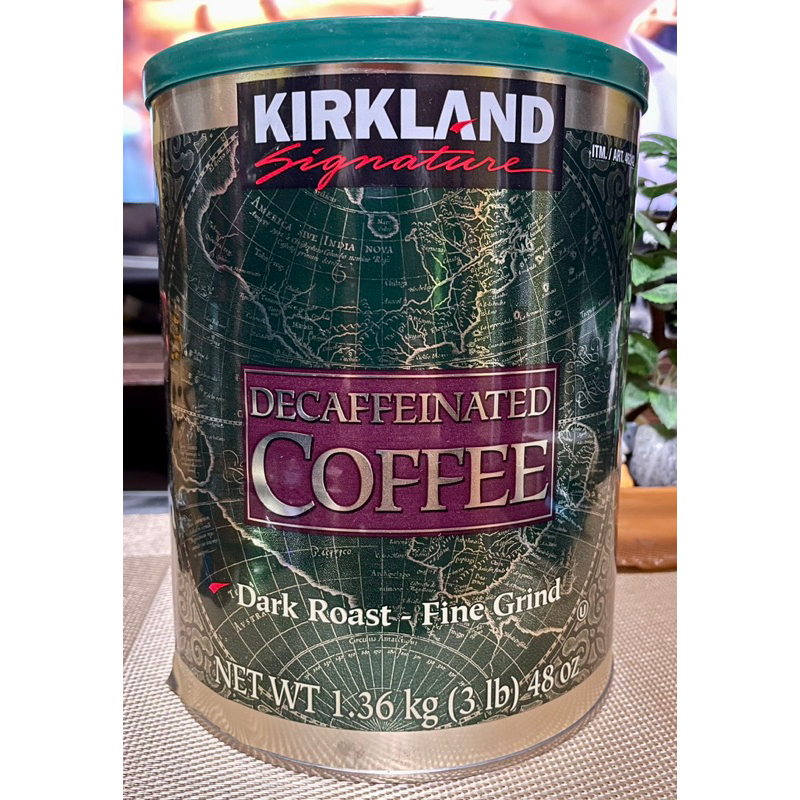 Kirkland Signature Decaffeinated Coffee Fine Grind 1.36kg Shopee