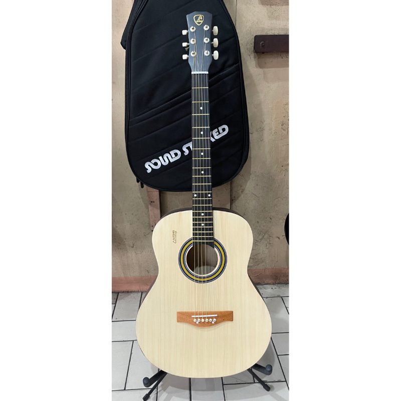 Lumanog AJ38 acoustic guitar with case Shopee Philippines