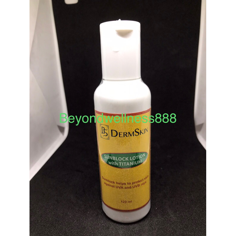 Dermskin Sunblock Lotion with Titanium 120 ml Shopee Philippines