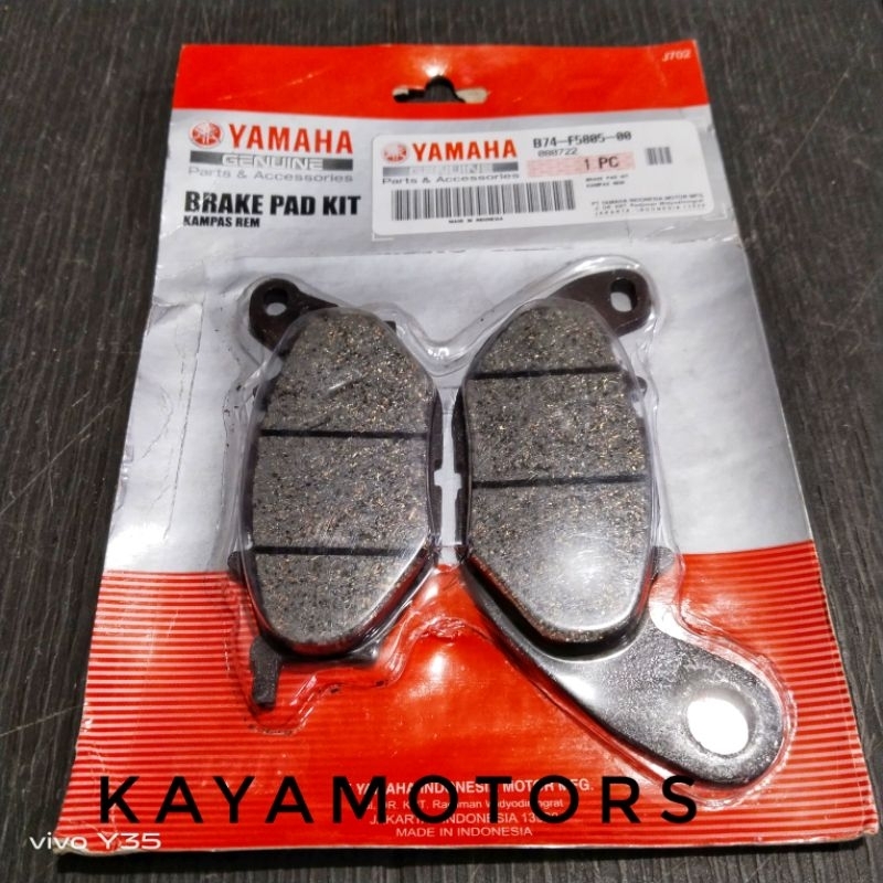 Yamaha Genuine Brake pad Xmax/R3 (fr/rr) Shopee Philippines