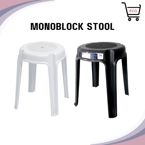 Black store monoblock chair