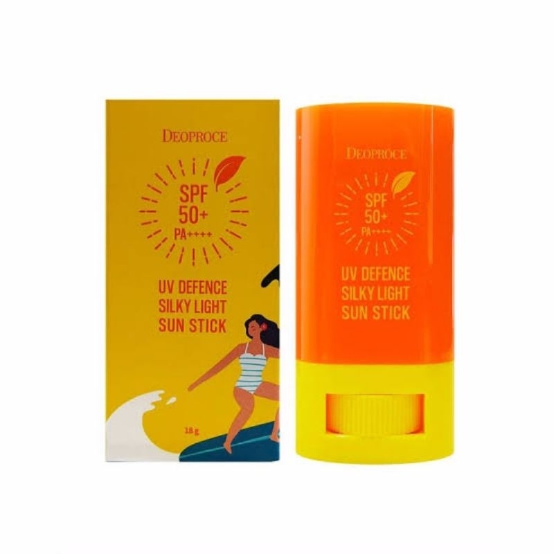 DEOPROCE UV DEFENCE SILKY LIGHT SUN STICK 18g (SPF50+ PA++++) | Shopee ...