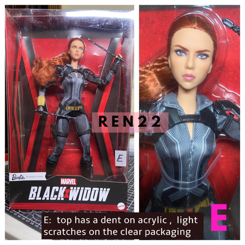 Barbie Signature Black Widow Marvel -envio Gratis- | Meses sin interés