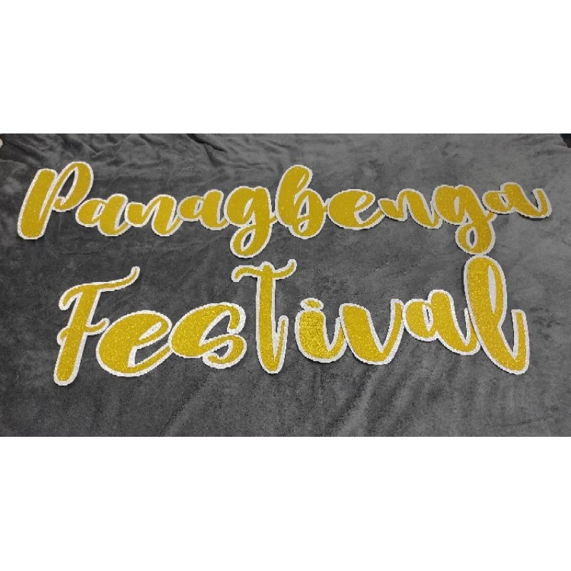 Backdrop personalized lettering for party with outline price per letter ...