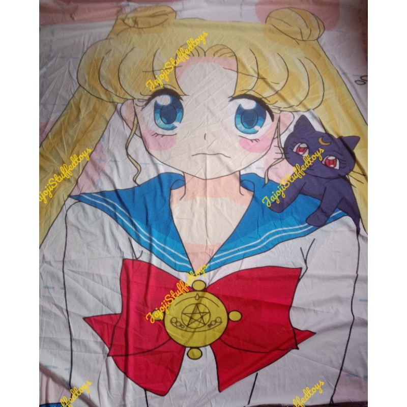 Sailor Moon and Luna Blanket Shopee Philippines