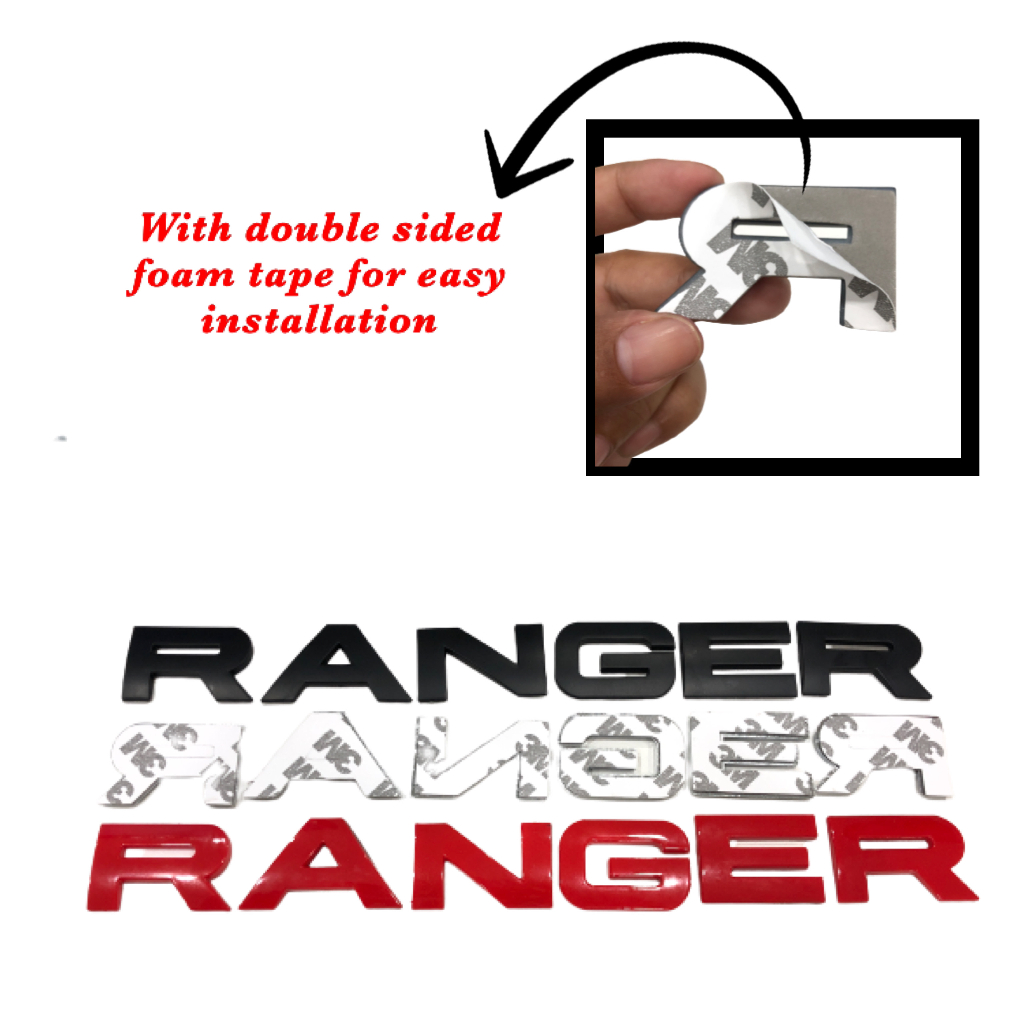 COS RANGER Letters Car Auto Front Hood Emblem Badge Sticker Logo Decals ...