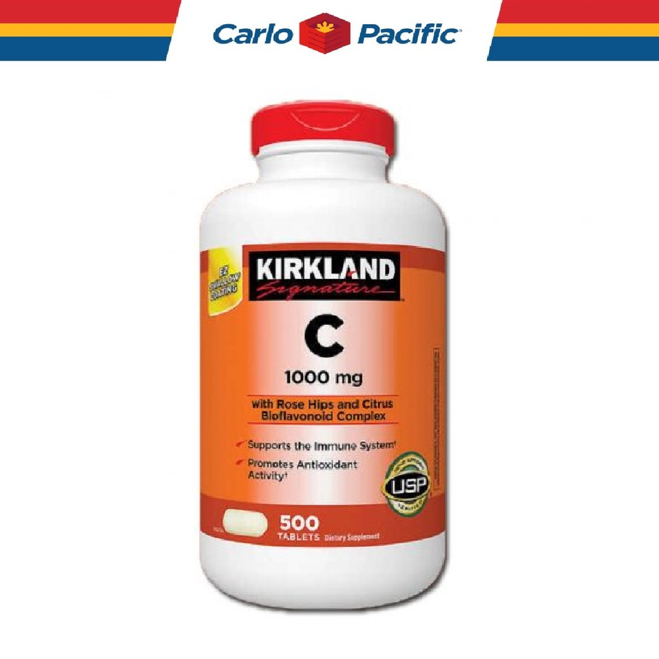 Kirkland Signature Vitamin C 1000 mg 500 Tablets Rose Hips Shopee