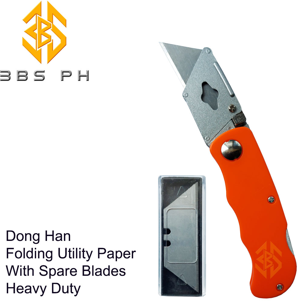 Dong Han Folding Utility Paper Cutter Utility Knife with free 6pcs ...