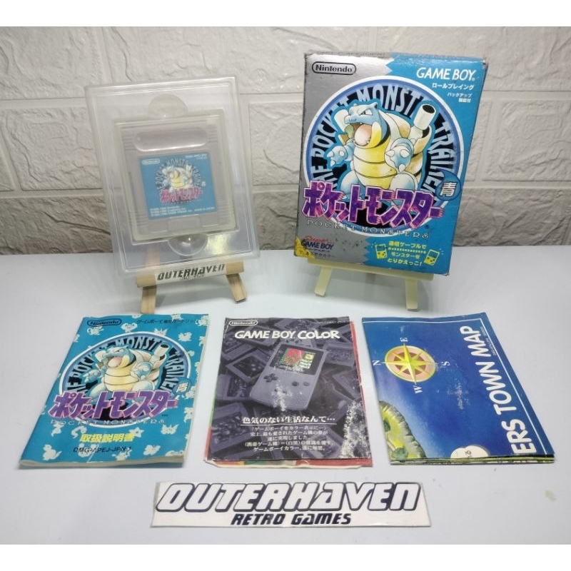 GameBoy DMG Pokemon Blue Version CIB (Japn Import) | Shopee Philippines