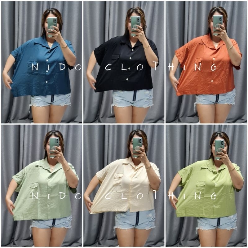 this is love plus size button down | chocolate main image 1