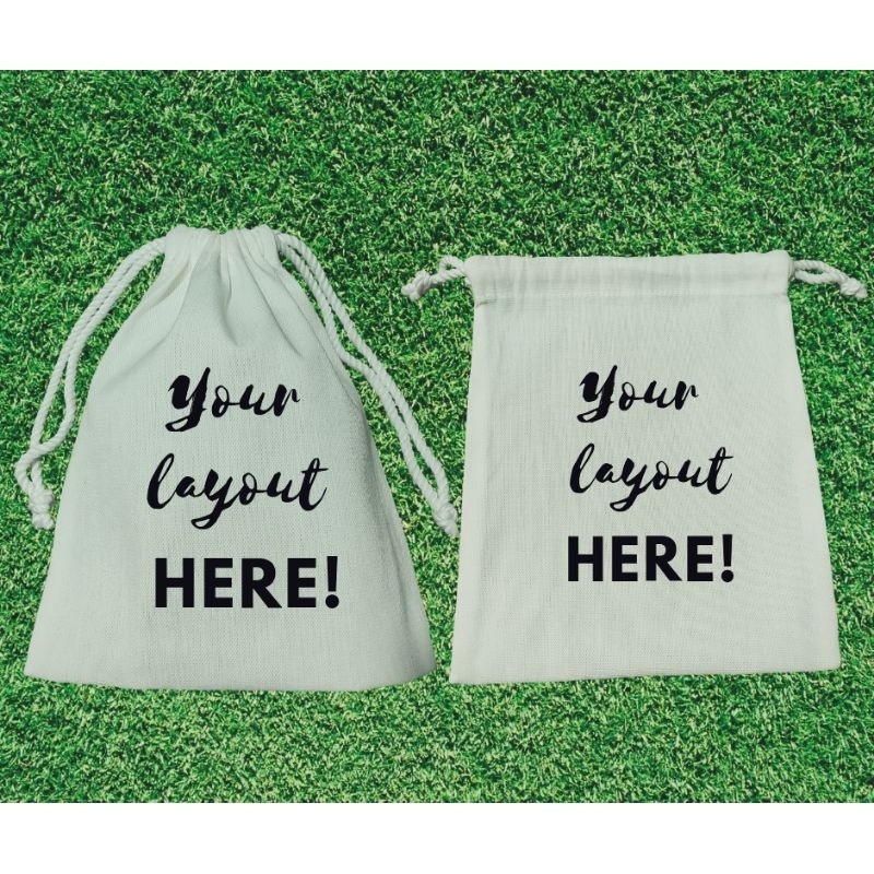 Personalized drawstring gift outlet bags