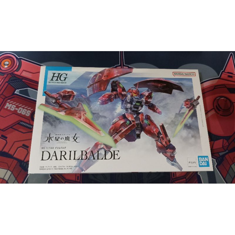 Bandai HG 1/144 Darilbalde construit et peint au Japon Gundam