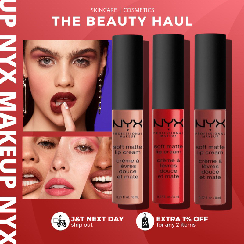 (AUTHENTIC) NYX Professional Makeup Soft Matte Lip Cream Lipstick ...