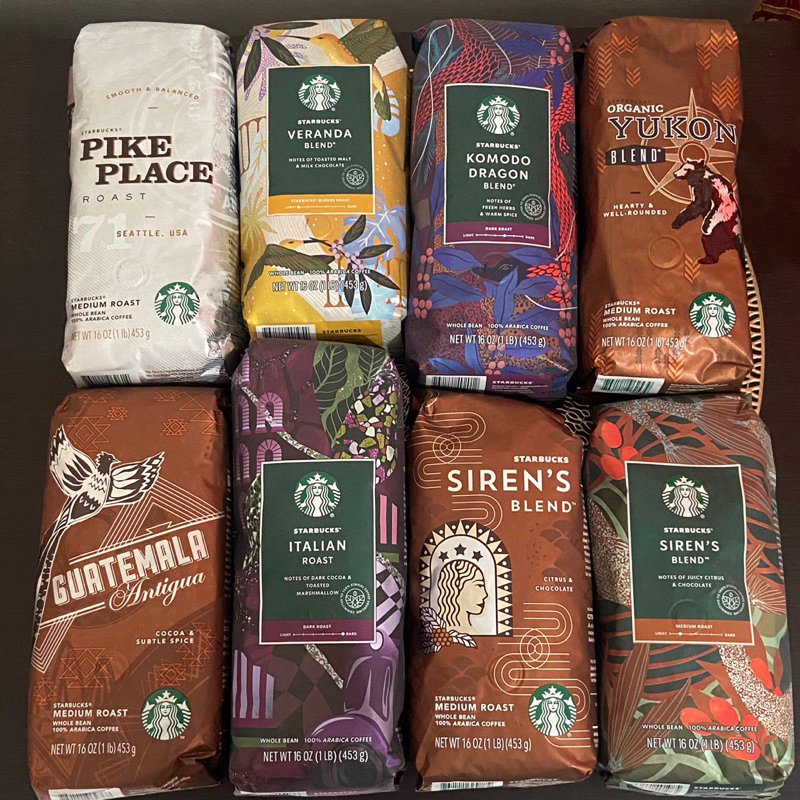 STARBUCKS Whole Bean Coffee Bag 453g (1lb) Shopee Philippines