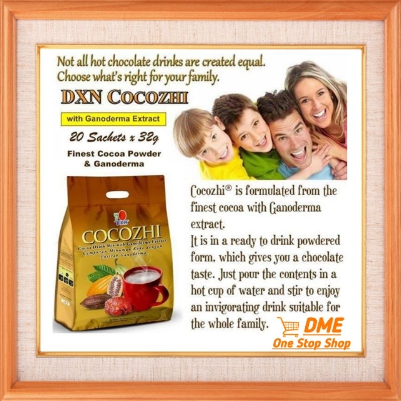 DME DXN COCOZHI COCOA DRINK MIX with GANODERMA EXTRACT CHOCOLATE