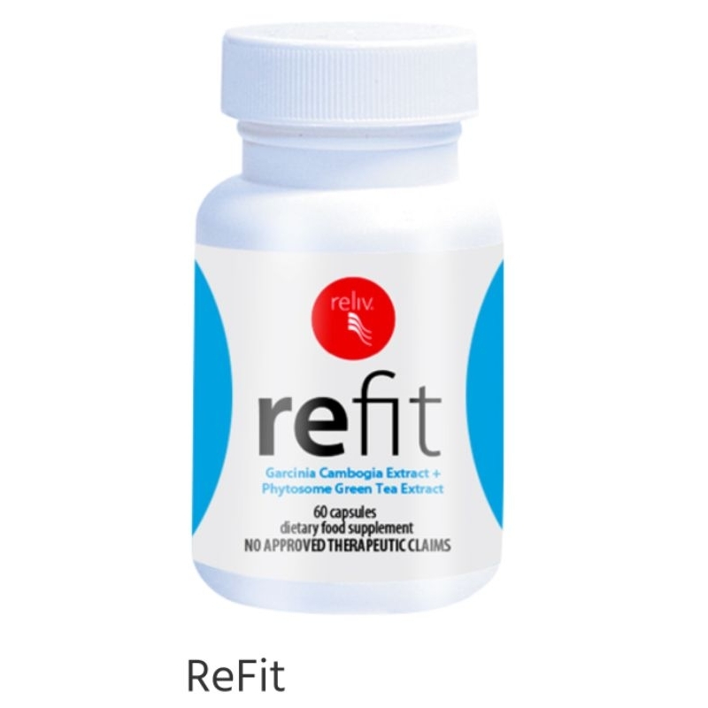 Reliv Reshape 480g Vanilla / Refit 60capsule (free 1Reshape sachet P150