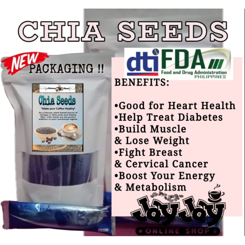 Chia Seeds Coffee (10sachet ×21g) Shopee Philippines
