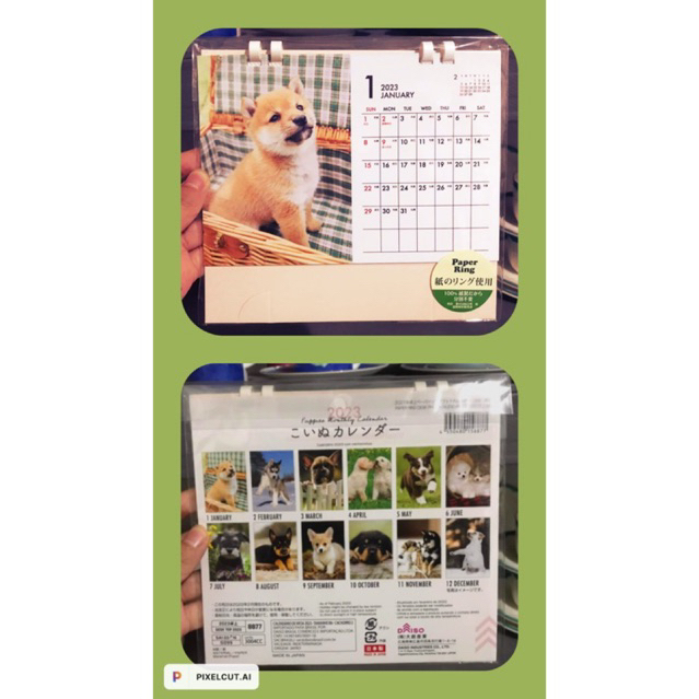 DESK CALENDAR 2023(DAISO) Shopee Philippines