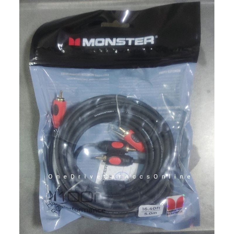 Monster Cable M100i 5.0m RCA Cable Shopee Philippines
