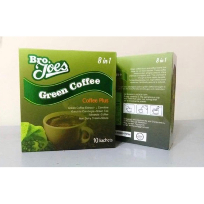 Bro. Joe’s 8 in 1 Green Cofee Shopee Philippines