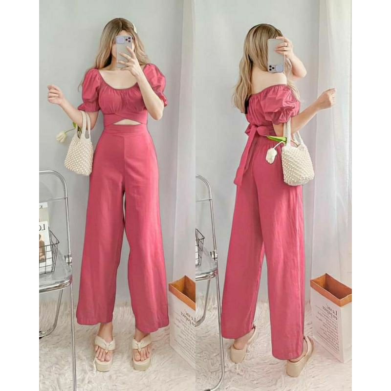 NEW IN TRENDY OOTD HIGH QUALITY NADINE TERNO PANTS(FIT SMALL-LARGE ...