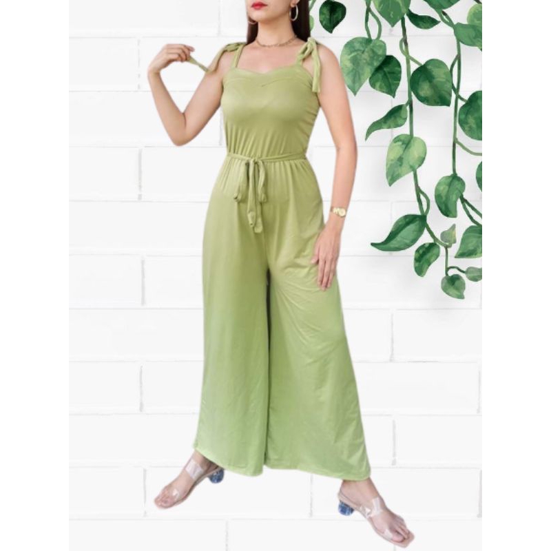 Basic Nylon Spandex Jumpsuit