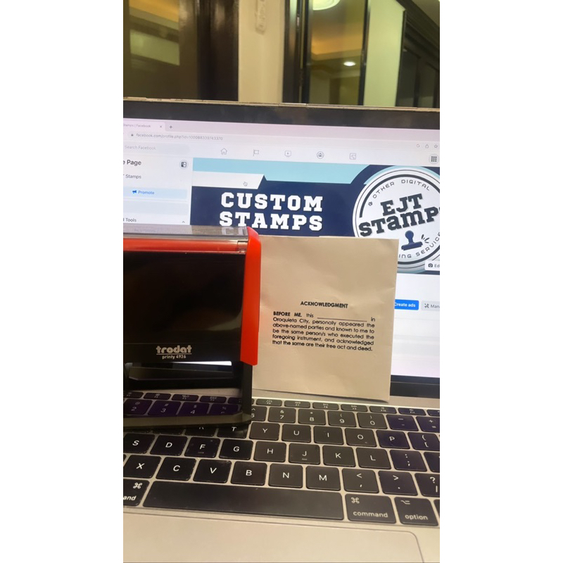 Trodat Customized Stamp for Notary Public and Office Use (Notarial