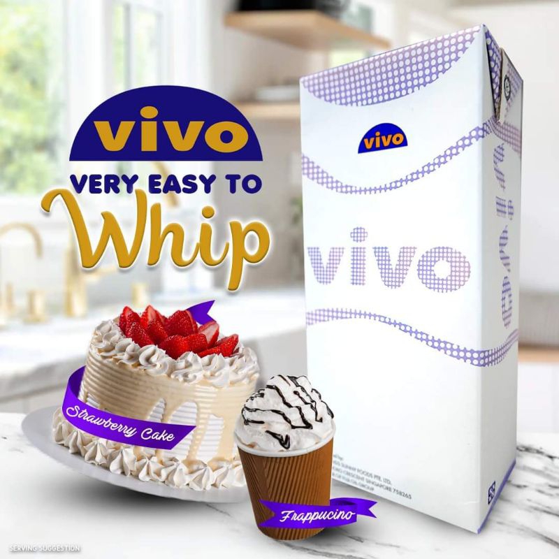 Vivo Whipping Cream 1100g Shopee Philippines