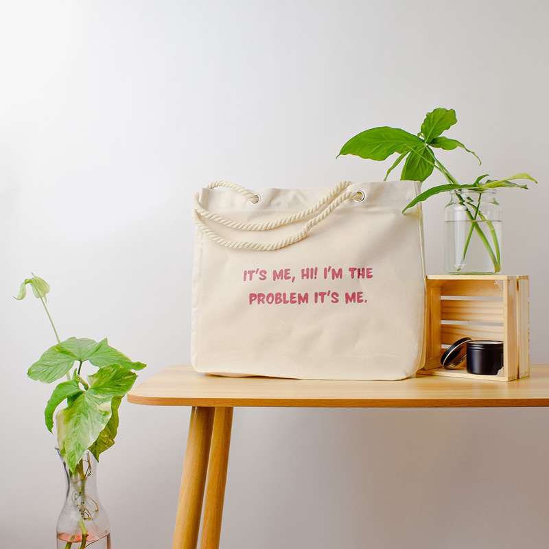 High Quality Rope Handle Canvas Tote Bags