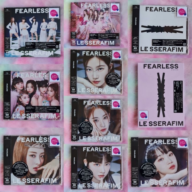 (Onhand/Sealed) LE SSERAFIM - FEARLESS JP Album (1st Japan Single ...