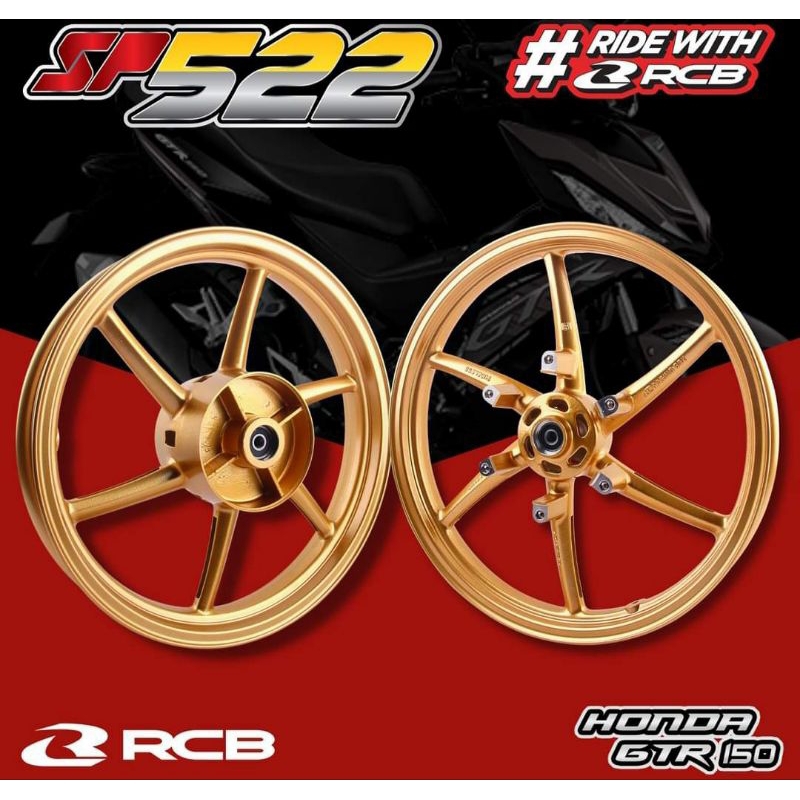 RCB 6 Spokes Mags Honda Sonic RS150 GTR150 | Shopee Philippines