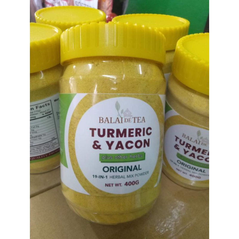 Turmeric Tea Balai de Tea 19 in 1 Turmeric & Yacon Herbal Mix Powder