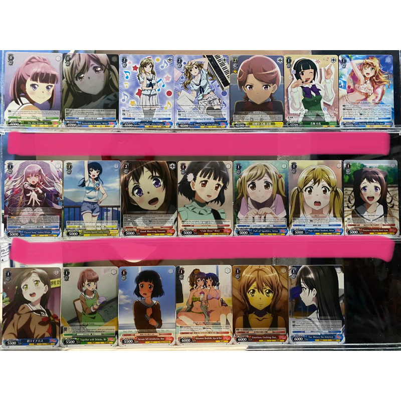 Weiss Schwarz cards random 4000-6000 | Shopee Philippines