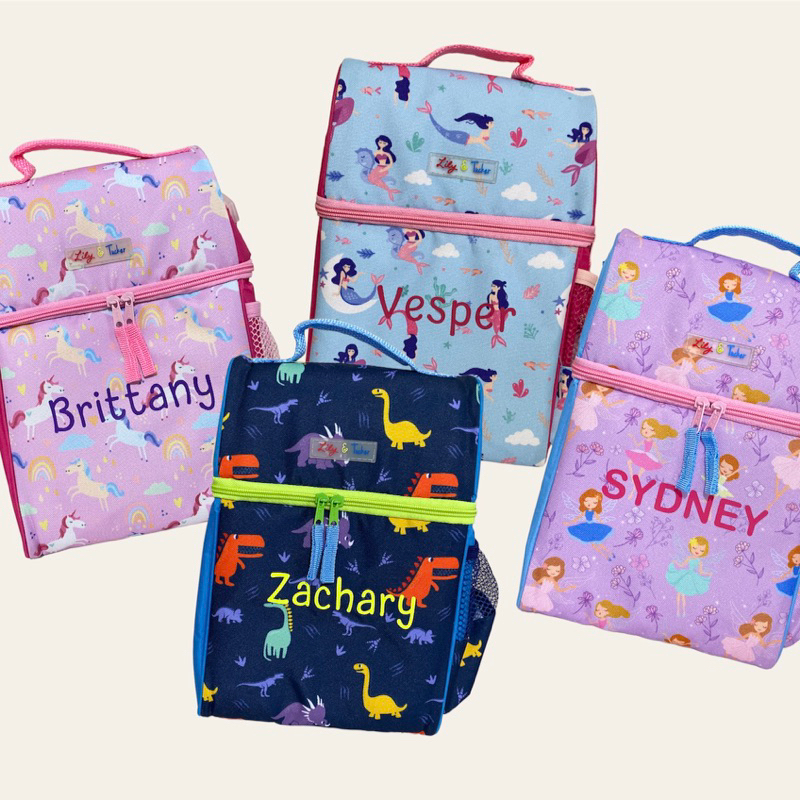 Lily and Tucker Personalized Kids' Insulated 3-way Lunch Bag/Backpack