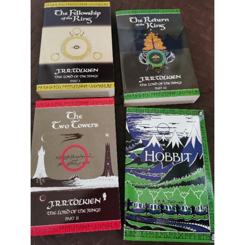 the hobbit and lord of the rings by jrr tolkien SET | Shopee Philippines