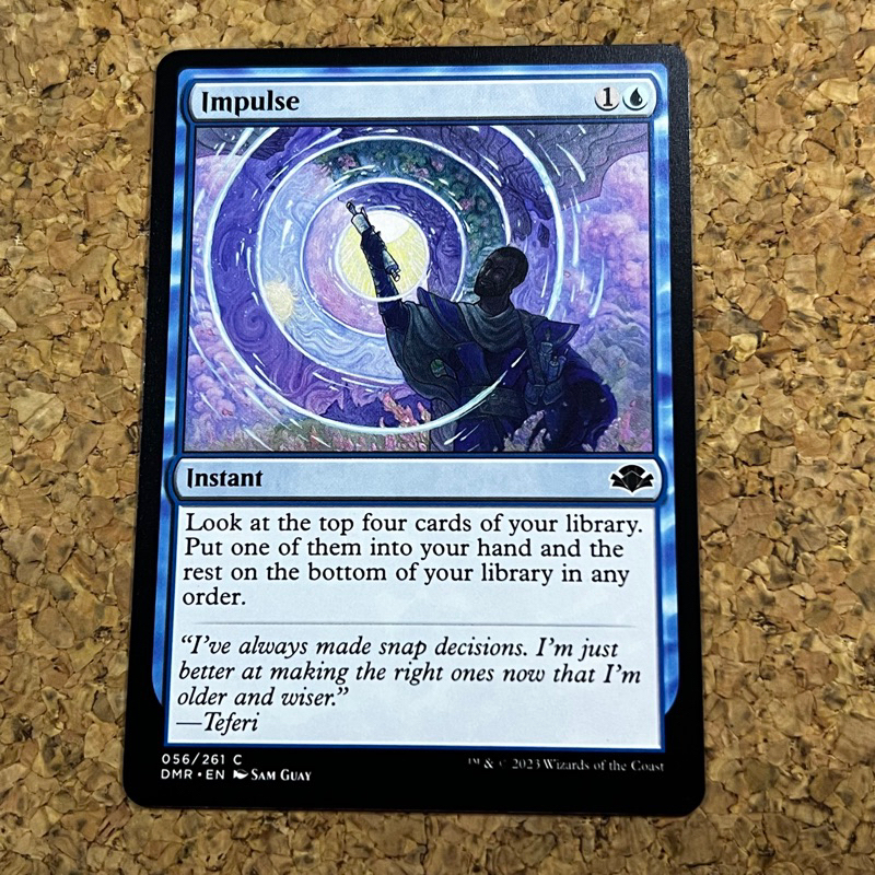 IMPULSE | DOMINARIA REMASTERED DMR | BLUE | MTG MAGIC THE GATHERING |  Shopee Philippines