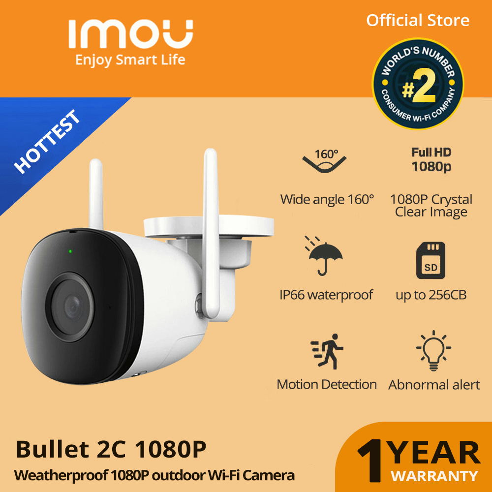 IMOU Outdoor Cctv Camera Wifi Connect to Cellphone 1080P Smart Security ...