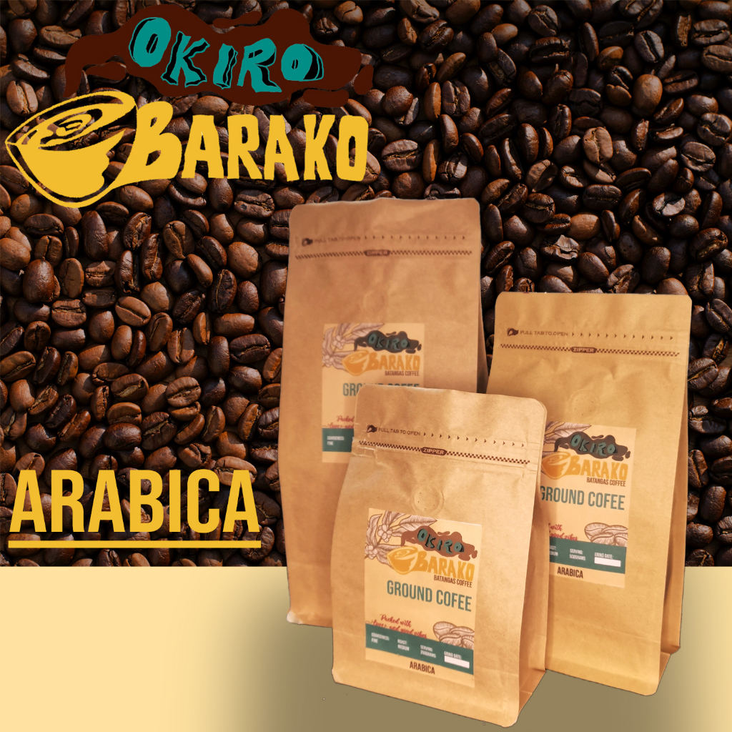 Arabica Ground Coffee Medium Roast 500 grams Okiro Barako