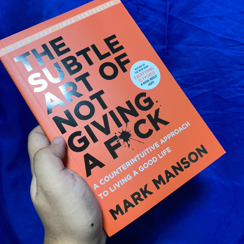 The Subtle Art of Not Giving A F by Mark Manson Shopee Philippines