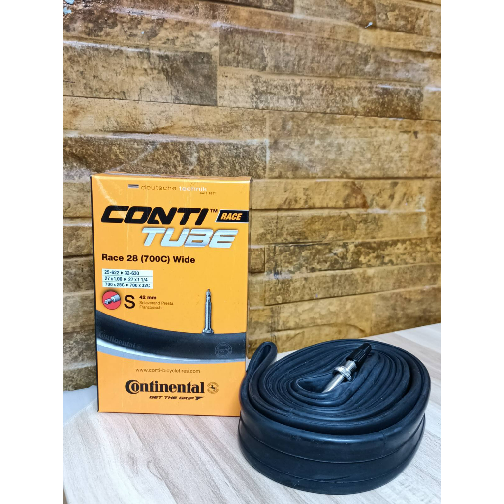 Promo Ban Dalam Continental Conti Tube Race 700x20 Sd 25 (presta) Diskon 9% Di Seller Saquila