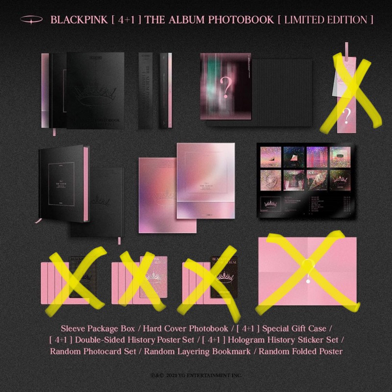 ON HAND BLACKPINK 4+1 THE ALBUM PHOTOBOOK LIMITED EDITION | Shopee